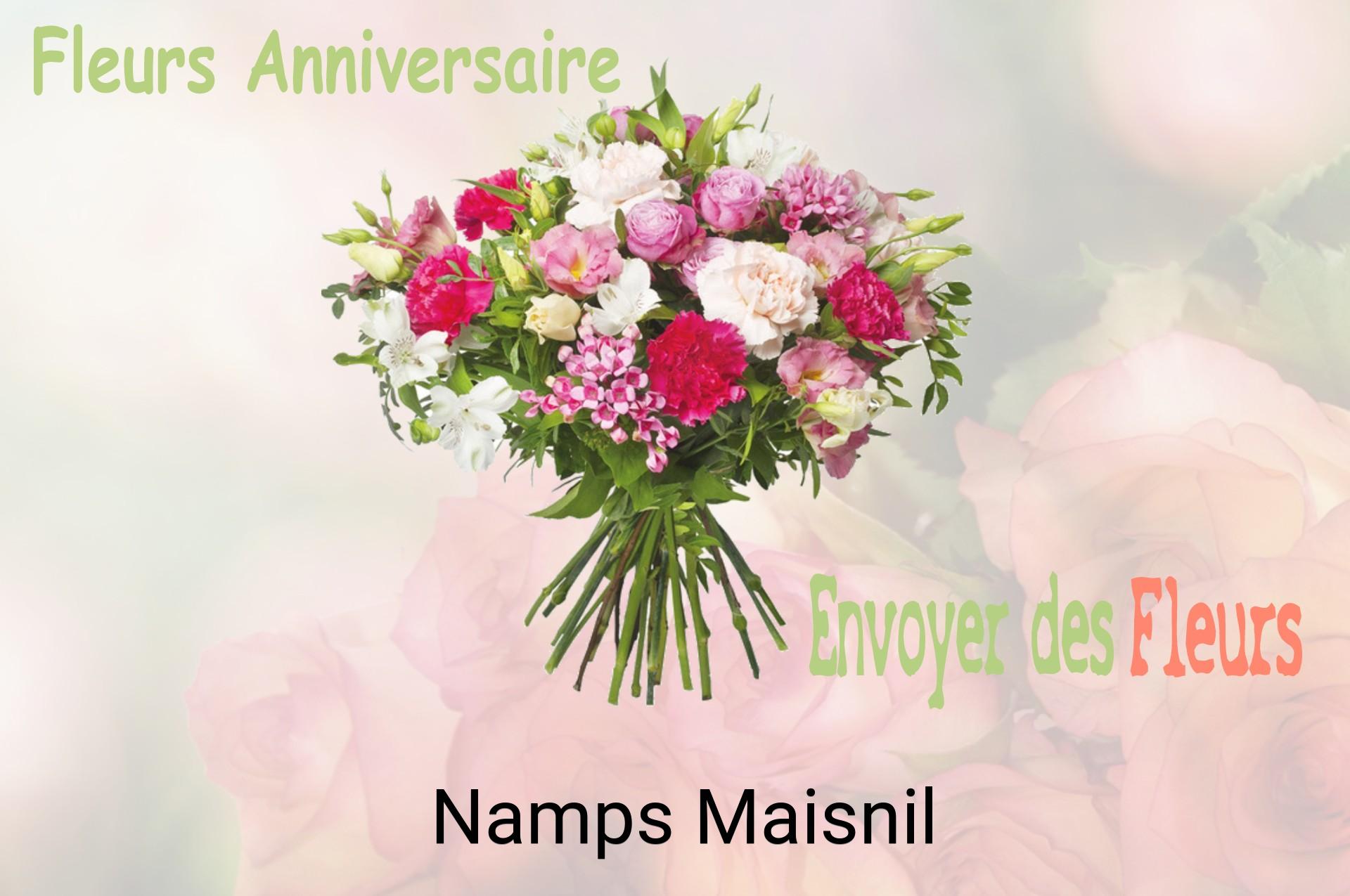 Bouquet de fleurs d’anniversaire livré à Namps-Maisnil